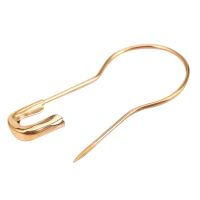 Gourd Hooks Calabash Shape Safety Pins Swing Tag 400 Pcs Gold Tone