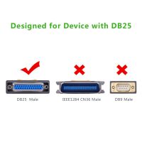 ugreen usb to db 25 parallel อะแดปเตอร์เชื่อมต่อสายเคเบิ้ลสําหรับ notbook/printer/pos เครื่องสแกนเนอร์