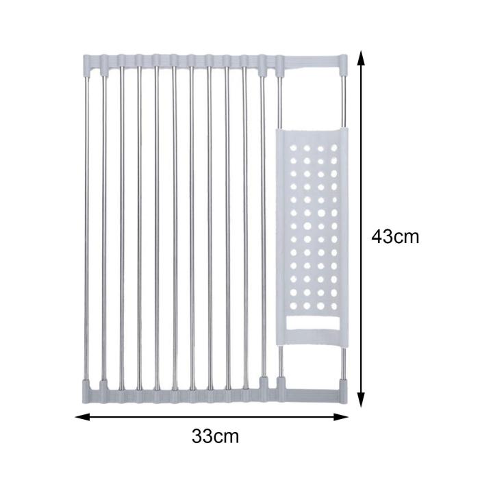 wdclever-ชั้นวางจานชั้นวางแบบม้วนตะแกรงเพื่อให้จานแห้งสำหรับผักร้านอาหารอพาร์ทเมนต์