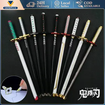 Gift Gel Pen Black Writing Pen Creative Sword Design Write Smoothly  Refillable 