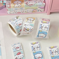 ป้ายสติ๊กเกอร์ลายการ์ตูนม้วนกับ Kuromi Cinnamoroll ลาย Hello Kitty สำหรับวัยหนุ่มสาว DIY Journaling