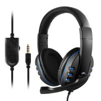 【HOT】 PC Helpers หูฟังตัดเสียงรบกวนหูฟังเล่นเกมครอบหู Headphone Gaming แบบมีสายขนาด3.5มม. พร้อมการควบคุมระดับเสียงสำหรับสมาร์ทโฟนแล็ปท็อปพีซี