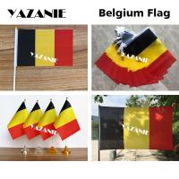 YAZANIE 14*21cm 5pcs Belgium Hand Flag 20pcs Bunting String Flag 4pcs Table Flag 90*150cm World Country Belgian Flags Banners  Power Points  Switches