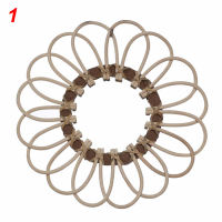 Rattan Round Makeup Mirror Innovative Art Decor Dressing Bathroom Wall Hanging