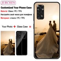 Custom Photos Leather Glass Cases For Xiaomi Mi Poco F3 F4 Redmi Note 11 11S 10A 11A 10C 11T 11R 12S X4 GT M4 K50 Pro Plus Ultra