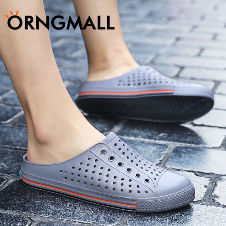 orngmall-รองเท้า-unisex-แฟชั่นผู้ชายผู้หญิงฤดูร้อนรองเท้าแตะบ้านรองเท้าชายหาดเท่ๆกันลื่นรองเท้าใส่สบาย