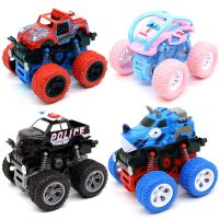 【CW】 4 Wheels Trucks Inertia Car for Kids Boys