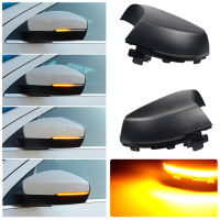 2Pcs ด้านข้างกระจกตัวบ่งชี้แบบไดนามิก Sequential ไหล LED ไฟเลี้ยวสำหรับ Volkswagen VW Polo MK5 6R 6C Series