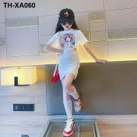 Children summer dress female 2022 new princess fashion web celebrity Fried street childrens