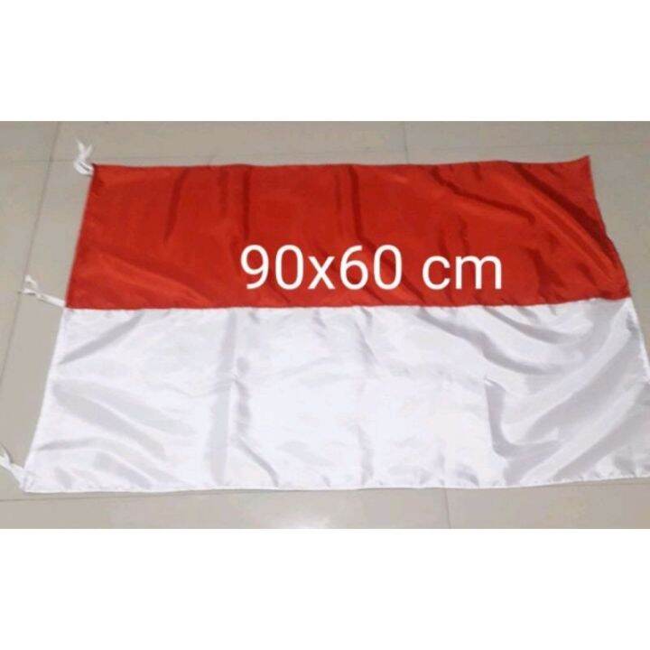 Isi 10 BENDERA MERAH PUTIH UKURAN SEDANG 90 x 60 cm, Bendera Merah ...