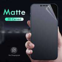 สำหรับ iPhone 15 Pro Plus Max ฟิล์มปกป้องหน้าจอเคสเต็มตัวฟิล์มไฮโดรเจลเคลือบด้านหน้า