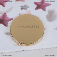 mishun318862 VINTAGE Alloy Compact Pocket Mirror พับแต่งหน้าเครื่องสำอางแว่นขยาย