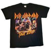 Hot sale DEF LEPPARD BAND graphic Mens 100% Cotton Round Neck Short Sleeve T-Shirt  Adult clothes