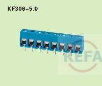 “:{-- ระดับสูง200ชิ้น KF306-2P 2Pin 5.0มม. ขั้วต่อเทอร์มินัลบล็อกสกรูแบบสากล PCB 16A 300V แบบผสมได้สีน้ำเงิน