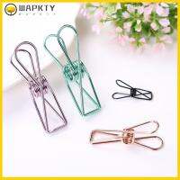 WAPKTY 3 Pcs/Set ของขวัญ แฟชั่น โลหะ เครื่องเขียนโรงเรียน กระดาษออแกไนเซอร์ การออกแบบที่กลวงออก คลิปหนีบกระดาษ คลิปปลา อุปกรณ์สำนักงาน