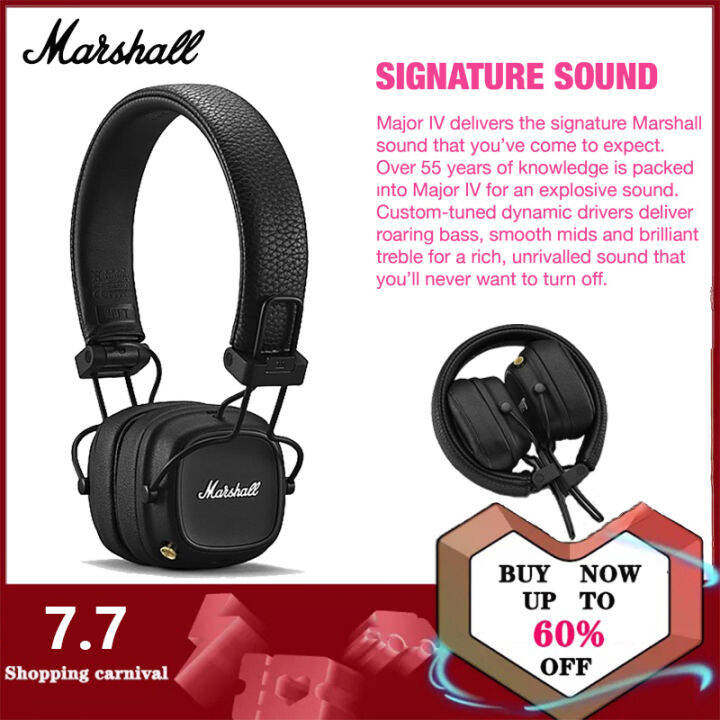 oh Marshall MAJOR Ⅳ　ブラック　bluetooth
