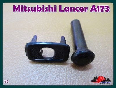 MITSUBISHI LANCER A173 BUTTON LOCKING DOOR "BLACK" SET (31) // ปุ่มล็อค พร้อม แหวนปุ่มล็อคประตู "สีดำ" ครบชุด สินค้าคุณภาพดี