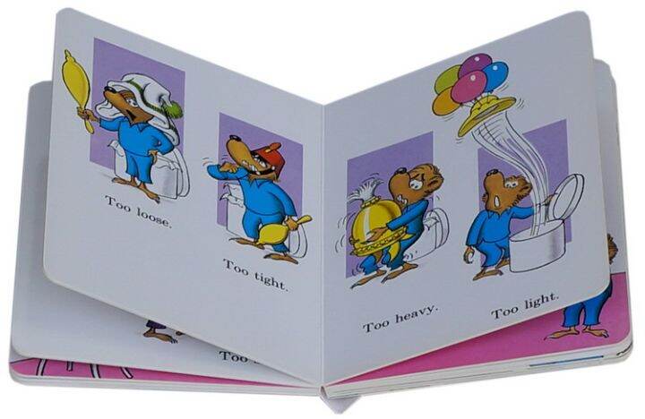 original-english-berenstain-bears-beibei-bear-series-old-hat-new-hat-paperboard-book