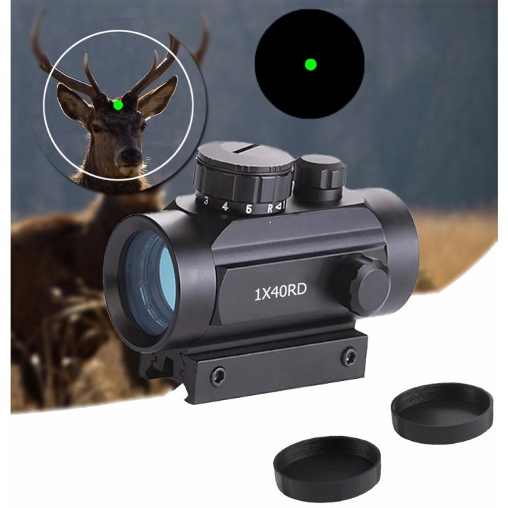 จัดส่งฟรีred-dot-กล้องติด-bushnell-rd40-กล้องเรดดอท1x40rd-sight-pointer-red-green-dot-เรดดอท-ไฟ-2-สี-ขาจับราง-1-cm-และ-2-cm-1x40rd-sight-pointer-red-green-dot-camera