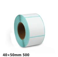 สติ๊กเกอร์บาร์โค้ด แบบความร้อน(ไม่ต้องใช้หมึก) ขนาด 40x50mm ขนาด500แผ่น