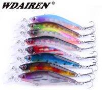 【hot】♚☁ 8pcs/lot laser Fishing set 85mm 6.5g Crankbait Wobblers Eyes Swimbait Artificial Hard Bait Pesca