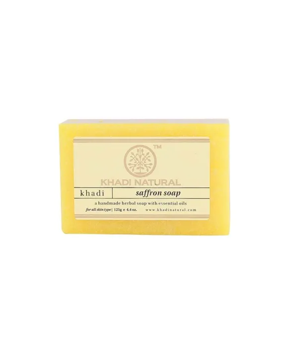 Khadi Natural Handmade Herbal Saffron Soap 125g Lazada