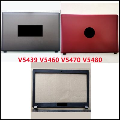 เคสตัวครอบกรอบฝาปิดฝาหลังหน้าจอ LCD สำหรับแล็ปท็อปใหม่บานพับสำหรับ V5439 V5460 V5470 V5480