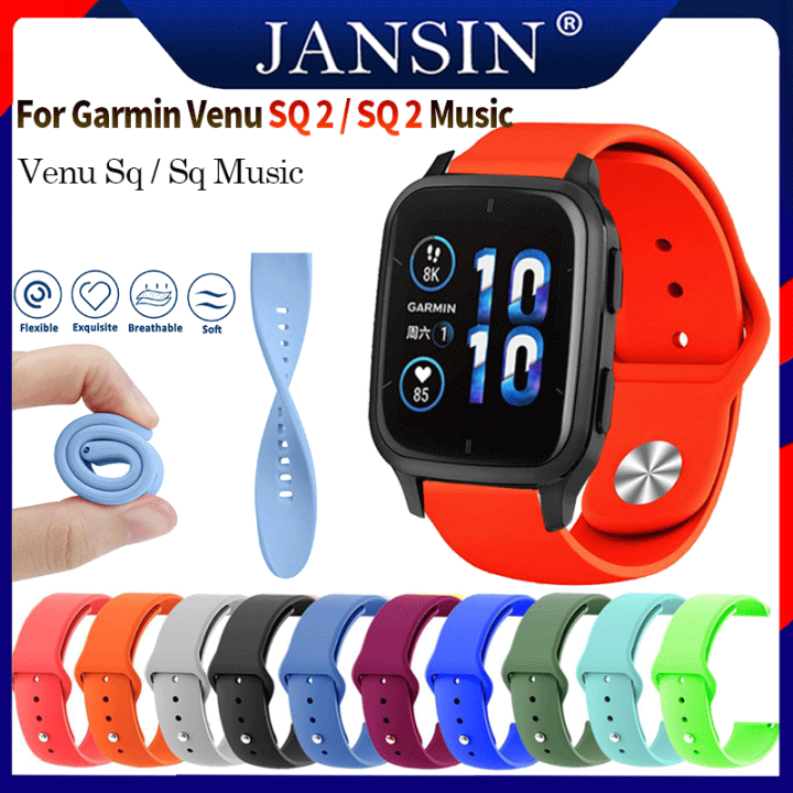 garmin-venu-sq-2-smart-watch-strap-sport-silicone-watch-band-garmin-venu-sq-sq-music-replacement-silicon-strap-garmin-venu-sq-2