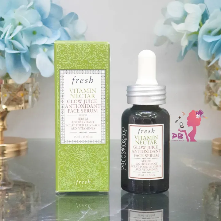 Fresh Vitamin Nectar Glow Juice Antioxidant Face Serum 15ml. Box เซรั่ม
