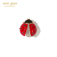 Miniglam The Red Ladybug Brooch เข็มกลัดเต่าทองสีแดง