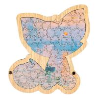 Fox Wooden Puzzle For Kids Uniquely Irregular Shaped Wooden Jigsaw Puzzles Unique Fox Wooden Jigsaw Puzzle Fun Challenging Family Game Wooden Puzzles for Adults Kids trusted