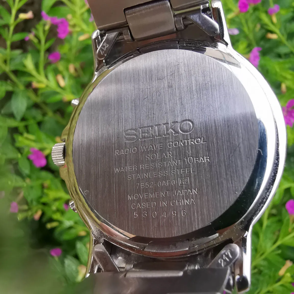 Đồng Hồ Si Nhật Nam ? ? SEIKO - 7B52 SOLAR - RADIO WAVE CONTROL -  SAPPHIRE - 10 BAR ( Độ Mới Cao 99% ) ??  