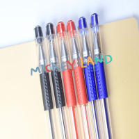 ปากกาเจล หัวปากกา 0.5 มม. เขียนลื่น เปลี่ยนไส้ได้ มี 3 สี น้ำเงิน,แดง,ดำ/8401-8403