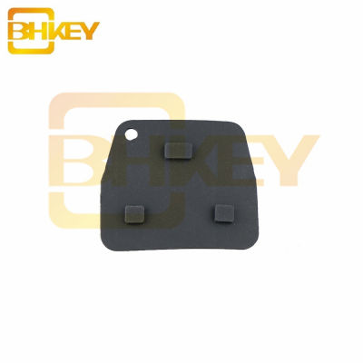 【cw】 Suitable for Toyota 3 Button Leather Silica Gel Pad Car Key ！