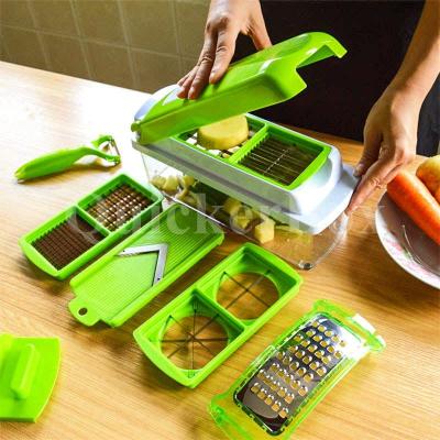 เครื่องสไลด์ผักผลไม้ ชุดสไลซ์ผักผลไม้ หั่น ปอก สับ ฝาน 11 ชิ้น Nicer Dicer Plus