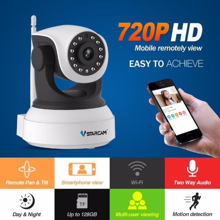 Premium Set กล้องวงจรปิด Vstarcam กล้องวงจรปิด IP Camera รุ่น C7824