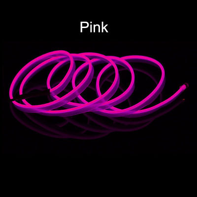 Car Neon LED Light Colorful Interior Atmosphere Lamp Garland Wire Rope Flexible Tube Strip Ambient Decoration Auto Accessories