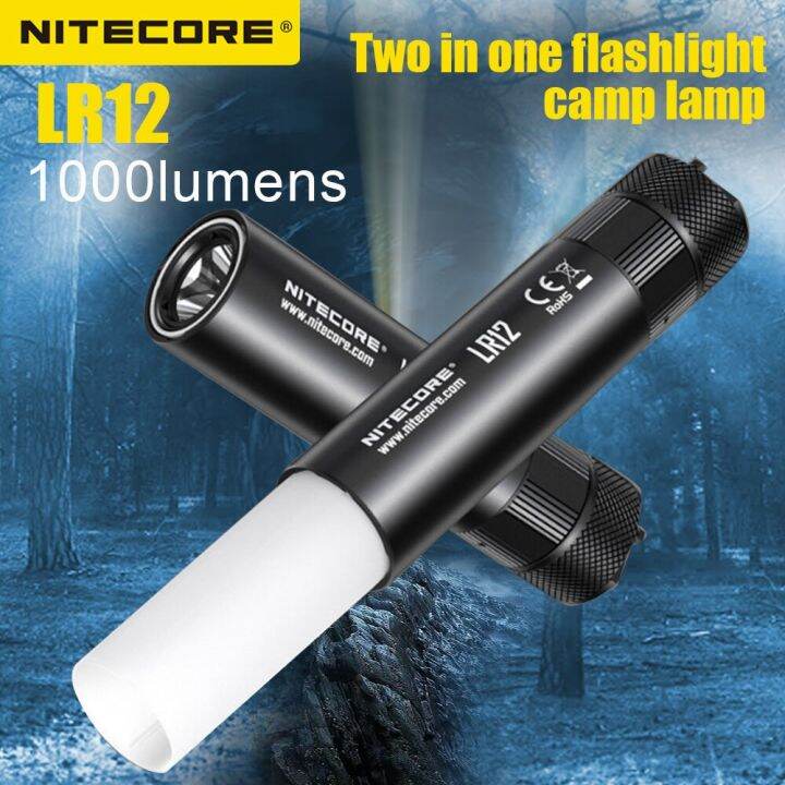 Nitecore LR12 1000 Lumen Mini 2-in-1 Lantern Flashlight