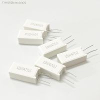 ❁☜ 5PCS Vertical cement resistance SQM 10W 0.05 100K ohm 5 0.1R 0.15R 0.22R 0.25R 0.39R 0.47R 1R 10RJ 100R 150R Ceramic resistor