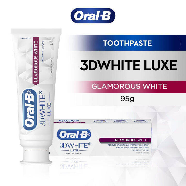 Oral-B 3D White Luxe Diamond Glamorous 95g | Lazada PH