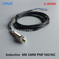 Inductive Proximity Sensor PNP m8 1mm Detection Distance NO/NC 5v 24v DC 3 wires Flush Type Cylinder Type Motion Sensor Switch