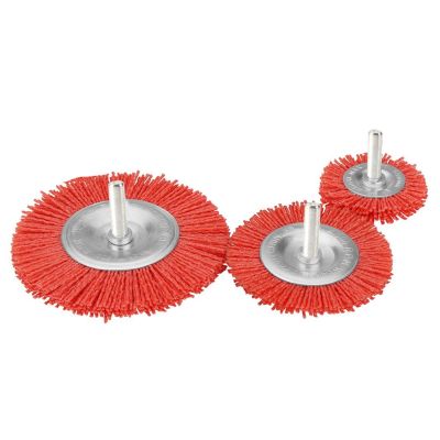 Nylon Cup Brush Abrasive Wire Wheel For Drill Rotary Tool Wood Polishing Deburring Brushes 50/75/100mm Angle Grinder Tool