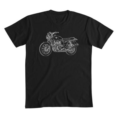 เสื้อยืด พิมพ์ลายโลโก้ Royal Enfield Interceptor 650 สไตล์คลาสสิกS-5XL