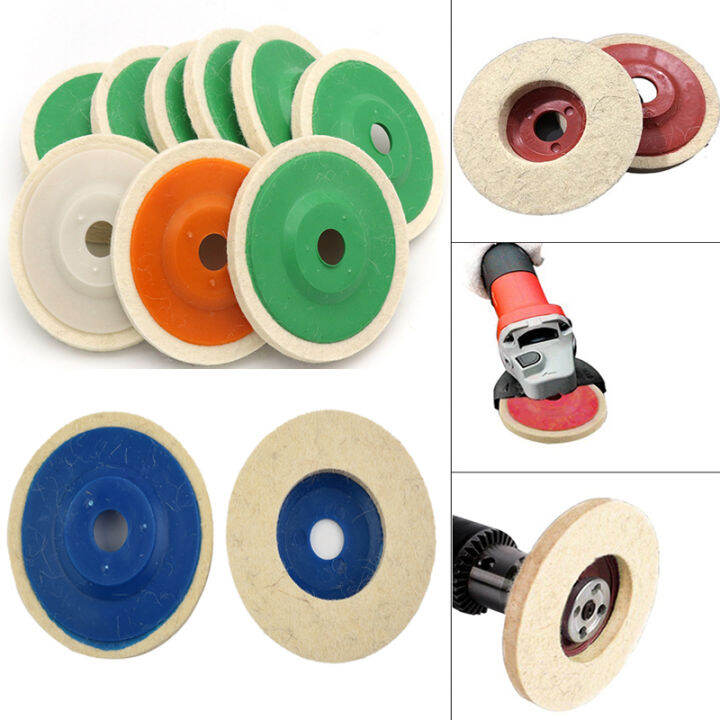 1pcs Wool Buffing Angle Grinder Wheel Felt Polishing Disc Pad Lazada