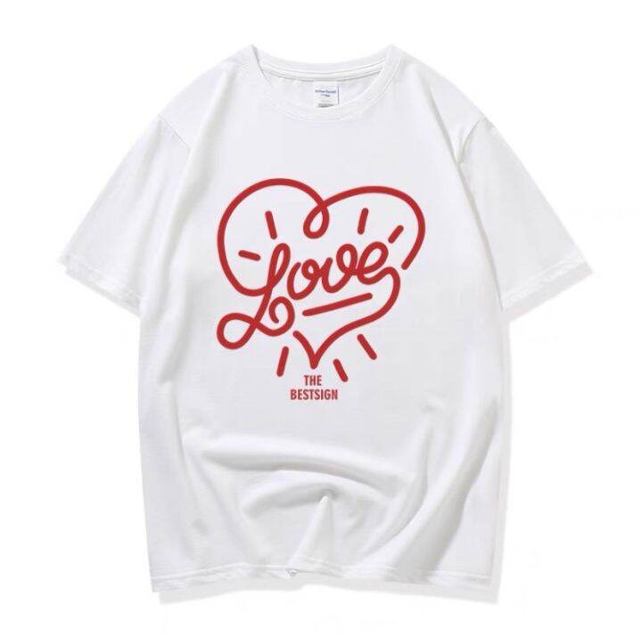 fashionjeans-เสื้อยืดพิมพ์ลาย-คอกลม-แขนสั้น-ผ้านิ่ม-แฟชั่น-love-9641