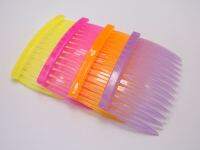 20 Mixed Color Plastic Hair Clips Side Combs Pin Barrettes 70mm for Ladies