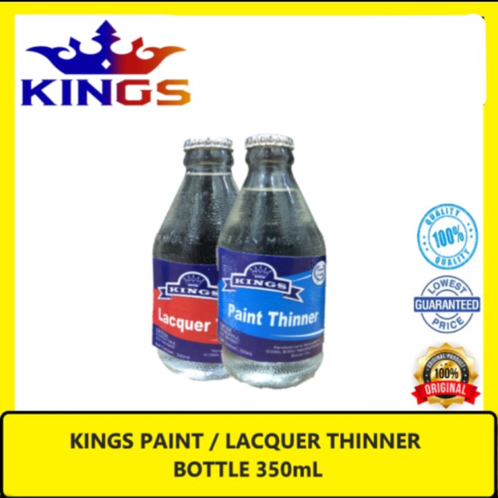 KINGS PAINT THINNER / LACQUER THINNER 1 BOTTLE 350CC Lazada PH
