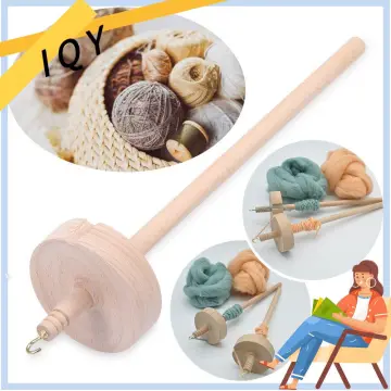 Drop Spindle Top Whorl Yarn Spinner For Crocheting Spin Spinning