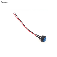 Samurry ✨Hot Sale✨ Car 12mm Momentary PUSH button SWITCH MINI round SWITCH กันน้ำ1A DC12V SPST NO 2Pin พร้อม Pre-soldered Wire