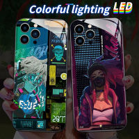 มก. เคสโทรศัพท์เรืองแสง LED สวิตช์เปิดปิดอัปเกรดใหม่สำหรับเคสโทรศัพท์ iPhone เคสโทรศัพท์15pro 15อัลตร้า14Promax 14บวก13 13Pro 13Promax 12ProMax 11สำหรับไอโฟนเคสโทรศัพท์7Plus 8Plus XR XS X XSMAX 11ProMax 11pro 12 12pro 7 8